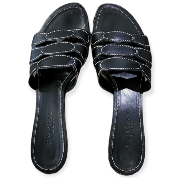 Cole Haan Estrella Black Sandals 7.5 - Picture 10 of 10